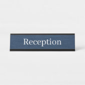 Receptie Desk Naam Bord Bureau Naambordje (Voorkant)