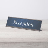 Receptie Desk Naam Bord Bureau Naambordje (Voorkant)