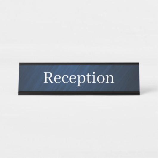 Receptie Desk Naam Bord Bureau Naambordje (Voorkant)