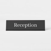 Receptie Desk Naam Bord Bureau Naambordje (Voorkant)