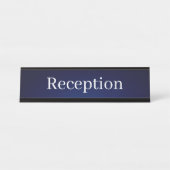 Receptie Desk Naam Bord Bureau Naambordje (Voorkant)