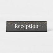 Receptie Desk Naam Bord Bureau Naambordje (Voorkant)