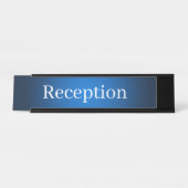 Receptie Desk Naam Bord Bureau Naambordje (Voorkant)
