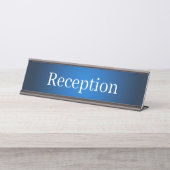 Receptie Desk Naam Bord Bureau Naambordje (Voorkant)