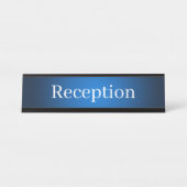 Receptie Desk Naam Bord Bureau Naambordje (Voorkant)