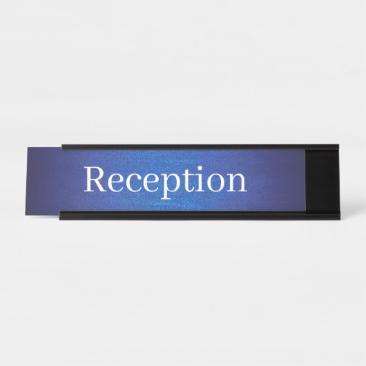 Receptie Desk Naam Bord Bureau Naambordje (Voorkant)
