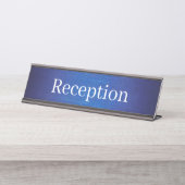 Receptie Desk Naam Bord Bureau Naambordje (Voorkant)
