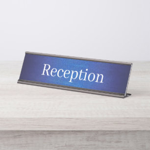 Receptie Desk Naam Bord Bureau Naambordje