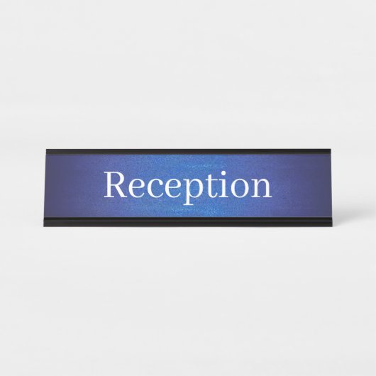 Receptie Desk Naam Bord Bureau Naambordje (Voorkant)