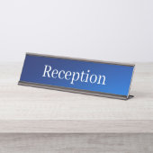 Receptie Desk Naam Bord Bureau Naambordje (Voorkant)