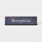 Receptie Desk Naam Bord Bureau Naambordje (Voorkant)