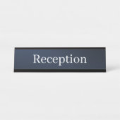 Receptie Desk Naam Bord Bureau Naambordje (Voorkant)