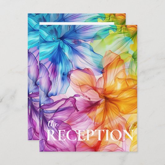 Receptie DETAILS etherische bloei Informatiekaartje (Voorkant / Achterkant)