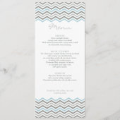 RECEPTIE DINER MENU :: chevron1 3 (Achterkant)
