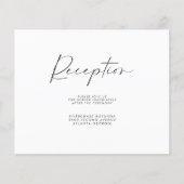 Receptie-informatie Invoegen brochure (Voorkant)