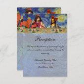  Receptie Inviatie Rustieke Fun Art Kaart (Voorkant / Achterkant)