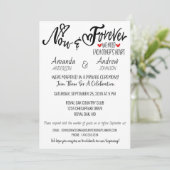 Receptie na het huwelijksfeest kaart (Staand voorkant)