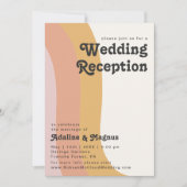 Receptie regenboogweddenschap van de moderne Retro Kaart (Voorkant)