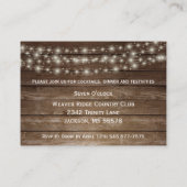 Receptie - Rustiek houten vat met zonnebloemen Informatiekaartje (Achterkant)