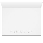 Receptie Tafelnummers  Pastel Roos Bloemen (Binenzijde Horizontaal (Onderkant))