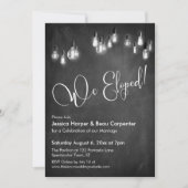 Receptie Typografie, Edison Verlichting, Schoolbor Kaart (Voorkant)