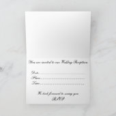 Receptie Uitnodiging Red Rose (Binnen)