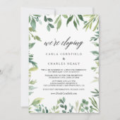 Receptie van moderne groene lozingen kaart (Voorkant)