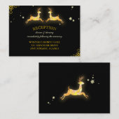 Receptie van rennen of weddenschappen informatiekaartje (Voorkant / Achterkant)