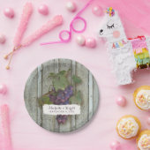 Receptie Vrijgezellenfeest Decor Rustieke Wijngaar Papieren Bordje (Feest)