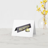 Receptiebord en Bell Note-kaarten Kaart (Gele Bloem)