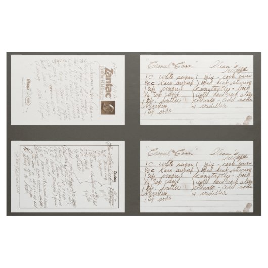  receptiekaarten stof (Yard (91,4 cm))