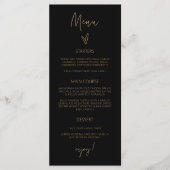 Receptiemenu Wedding Classic Tall Meal Card G400 Menu (Voorkant)