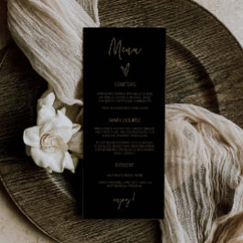 Receptiemenu Wedding Classic Tall Meal Card G400 Menu