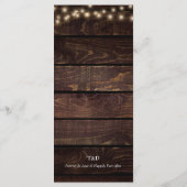 Receptieplaats instelling Dank u, Kraft Kaarten (Achterkant)