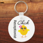 Receptionist Chick Sleutelhanger (Voorkant)