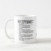 Receptionist Koffiemok (Links)