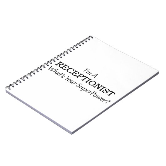 RECEPTIONIST NOTITIEBOEK (Linkerzijde)