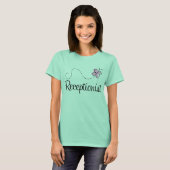  receptionist T-shirt (Voorkant volledig)
