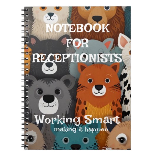 receptioniste op maat notitieboek (Voorkant)