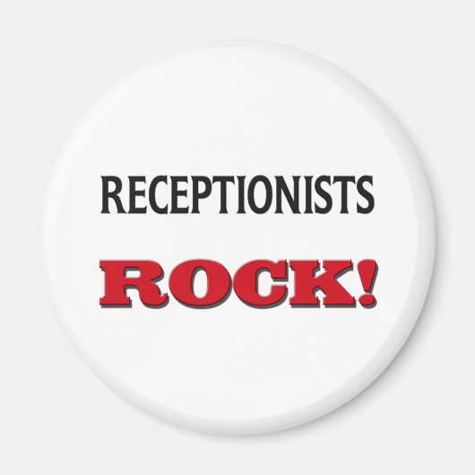 Receptionisten Rock Magneet (Voorkant)