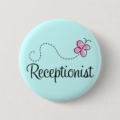 Receptionistische Button (Voorkant)