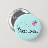 Receptionistische Button (Voorkant /achterkant)