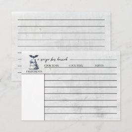 Receptkaart Cake Bat Informatiekaartje