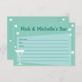 Receptkaart in retro stijl (Voorkant / Achterkant)