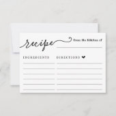 Receptkaart Kaart (Voorkant)