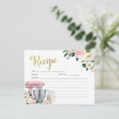 receptkaart keuken bruidsfeest kaart (Staand voorkant)