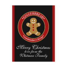 Receptkaart peperkoek