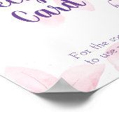 Receptkaart Shower Bord Poster (Hoek)