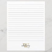 Receptkaart van de keuken van Greenery Monogram (Achterkant)