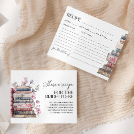 Receptkaart voor bruidsfeest 'Storybook New Chapte